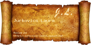 Jurkovics Laura névjegykártya